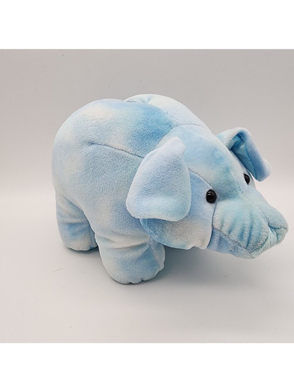 Dan Dee Plush Piggy Bank 12" Blue Fur Baby Coin Collector Choice Stuffed Toy